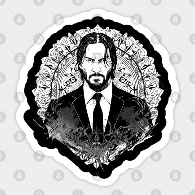 JOHN WICK Sticker by OM Des